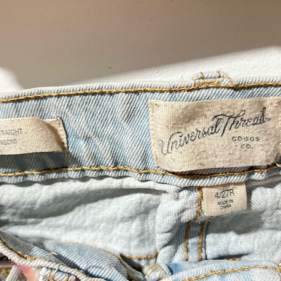 Universal Thread High Rise Light Blue Jeans - Picture 3 of 5